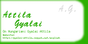 attila gyalai business card